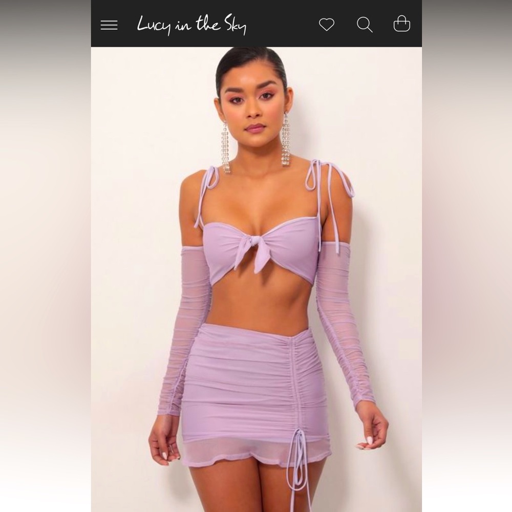 Lavender co ord from Lucy in the sky